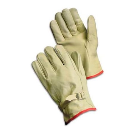 Pip PIP Top Grain Cowhide Drivers Gloves, Straight Thumb, Quality Grade, Pull, S 68-158/S